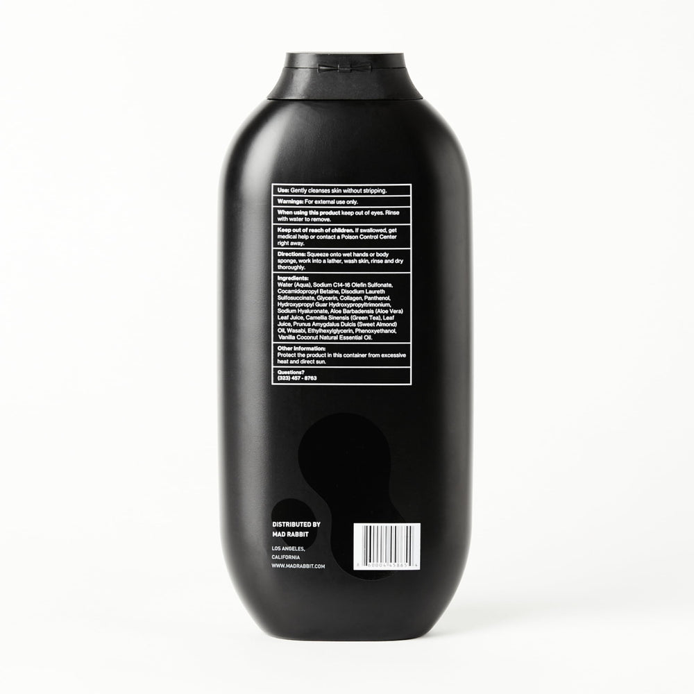 16-ounce Mad Rabbit Refresh Body Wash bottle in packaging.