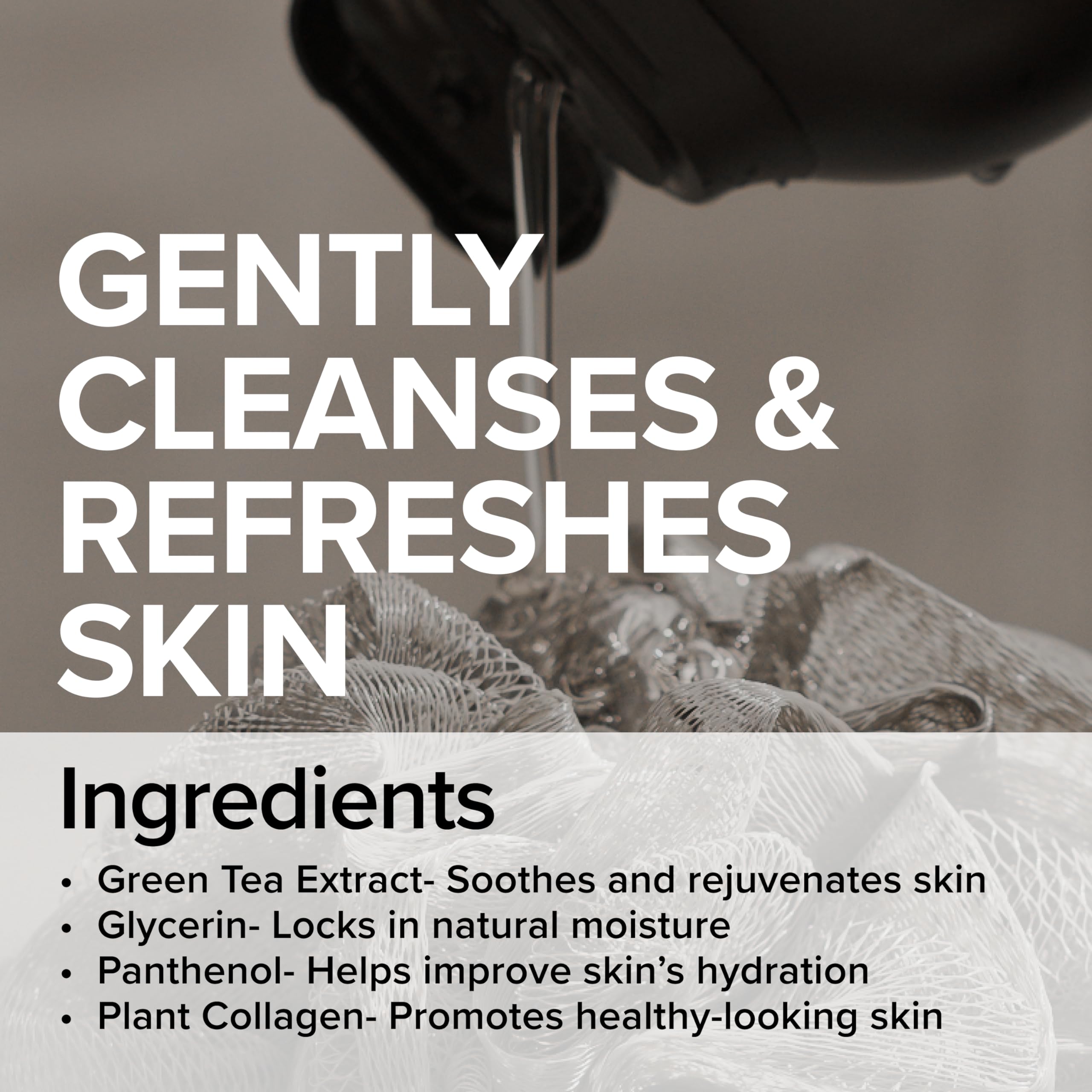 Mad Rabbit Refresh Body Wash being foamed for gentle cleansing.