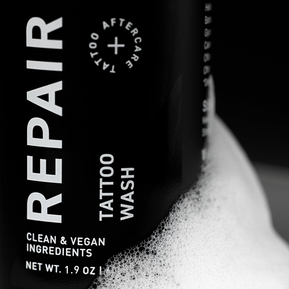 Mad Rabbit Tattoo Aftercare used on new piercings for gentle cleansing.