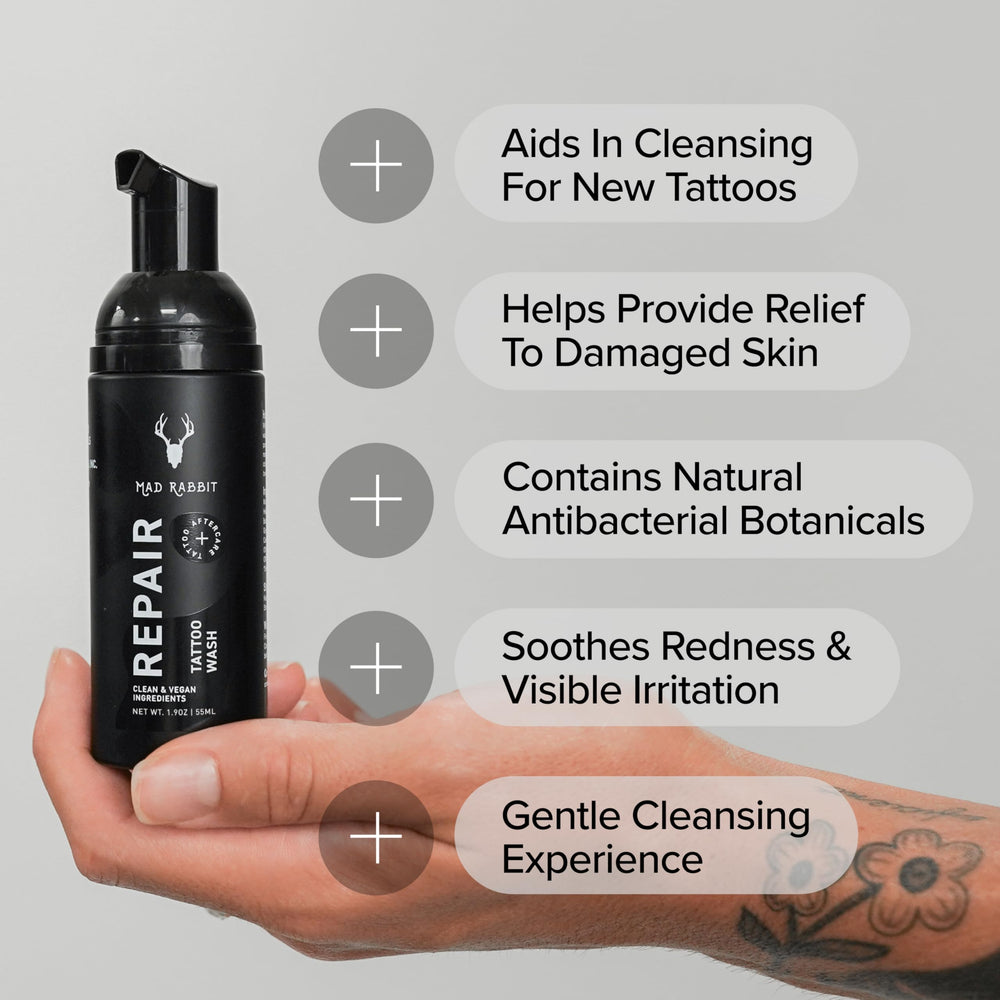 Mad Rabbit vegan ingredients scene emphasizing clean, plant-based formula.