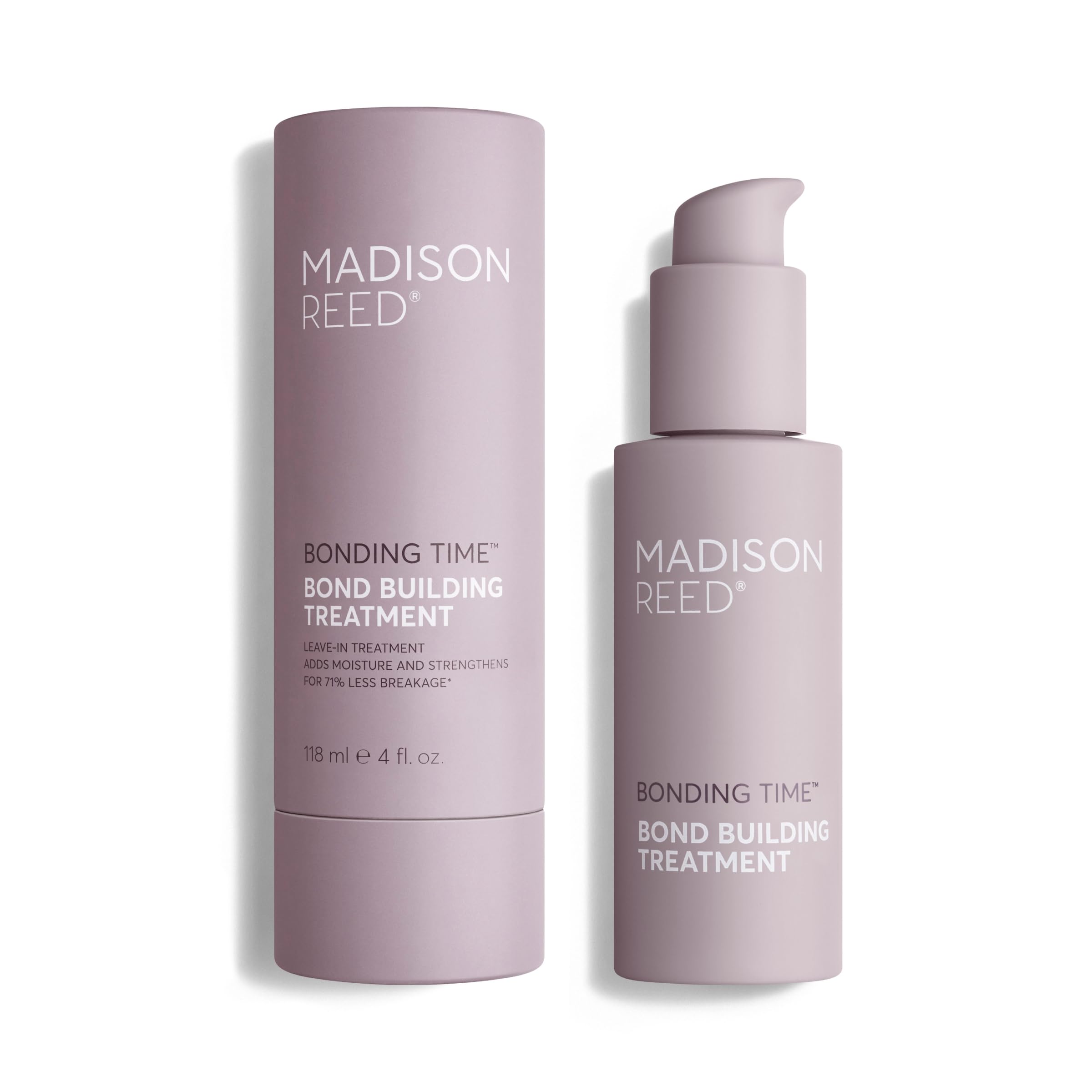 Madison Reed Bonding Time Serum bottle closeup showing sleek packaging and color-safe bond protection