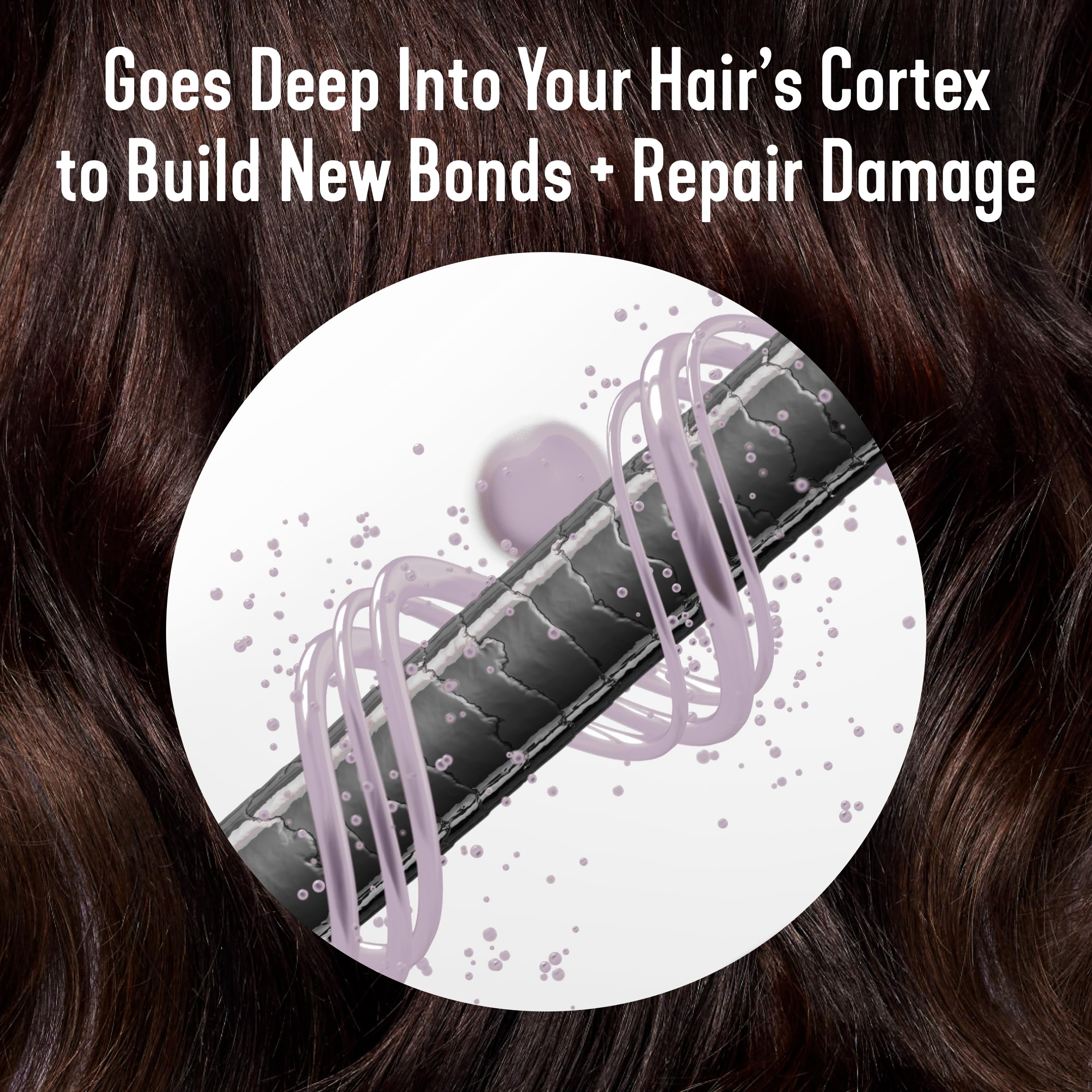 Madison Reed Bonding Time Serum color-protected strands after use with vibrant color