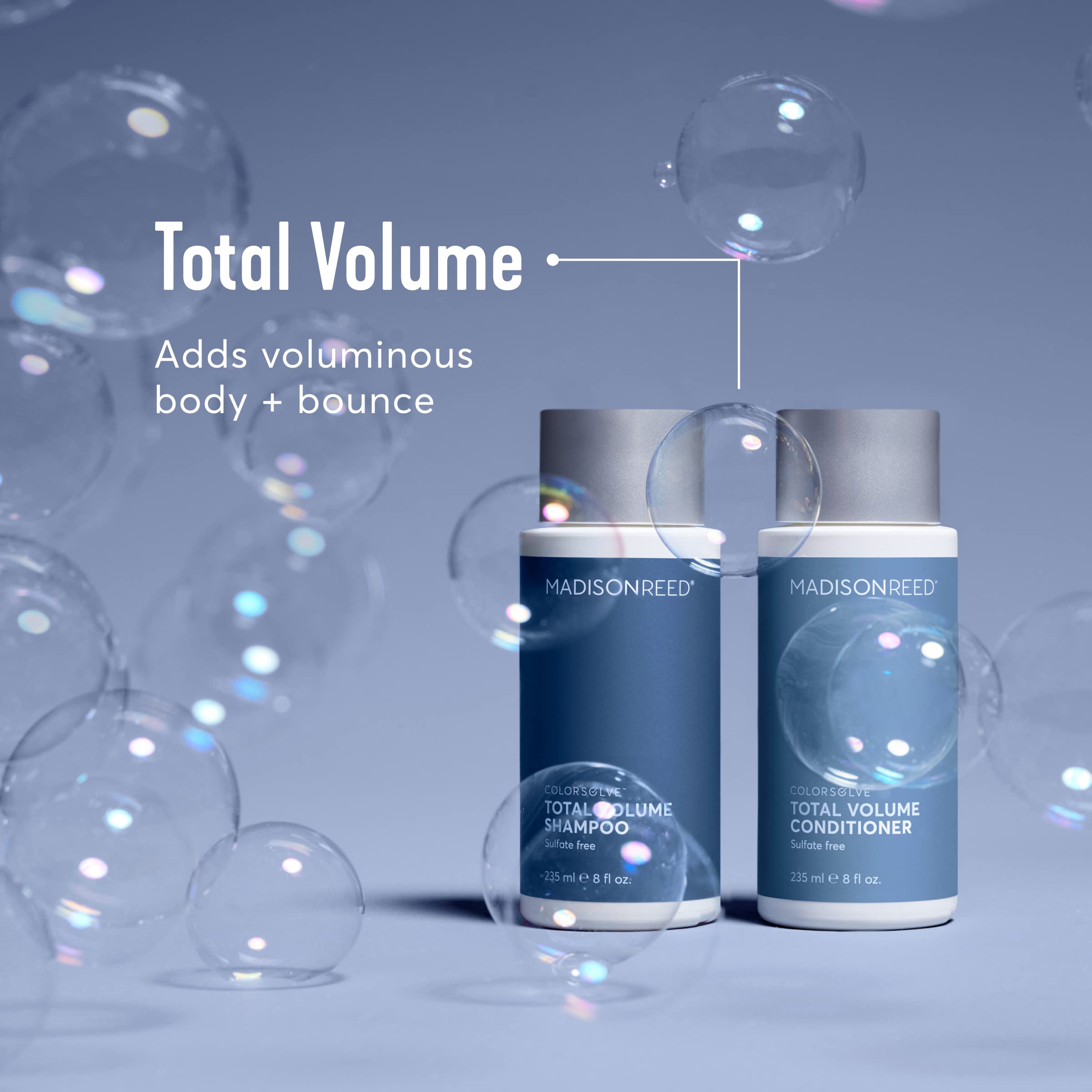 Madison Reed ColorSolve Weightless Volume Shampoo color-safe formula preserves vibrant color