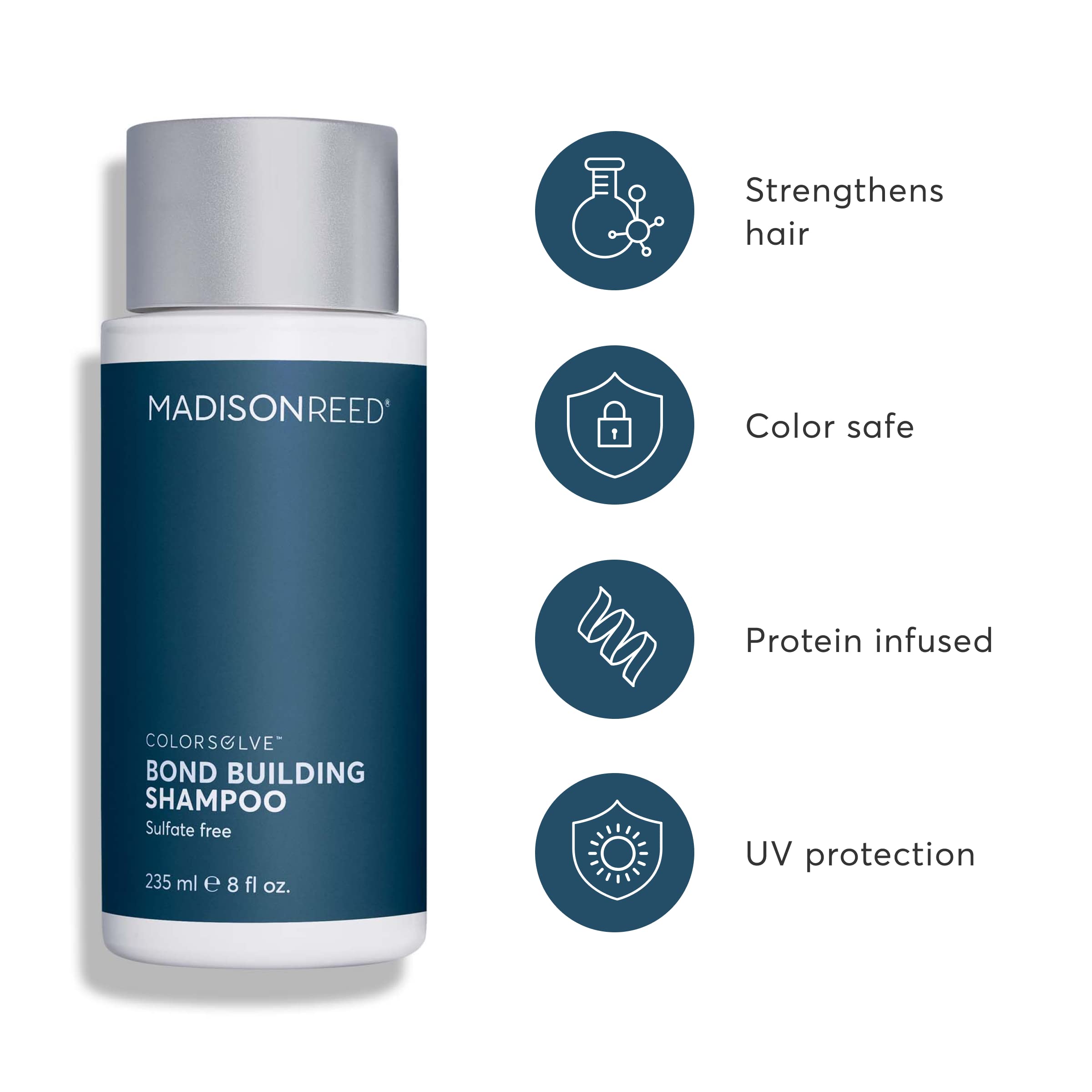 Madison Reed ColorSolve bottle label — cruelty-free color protection