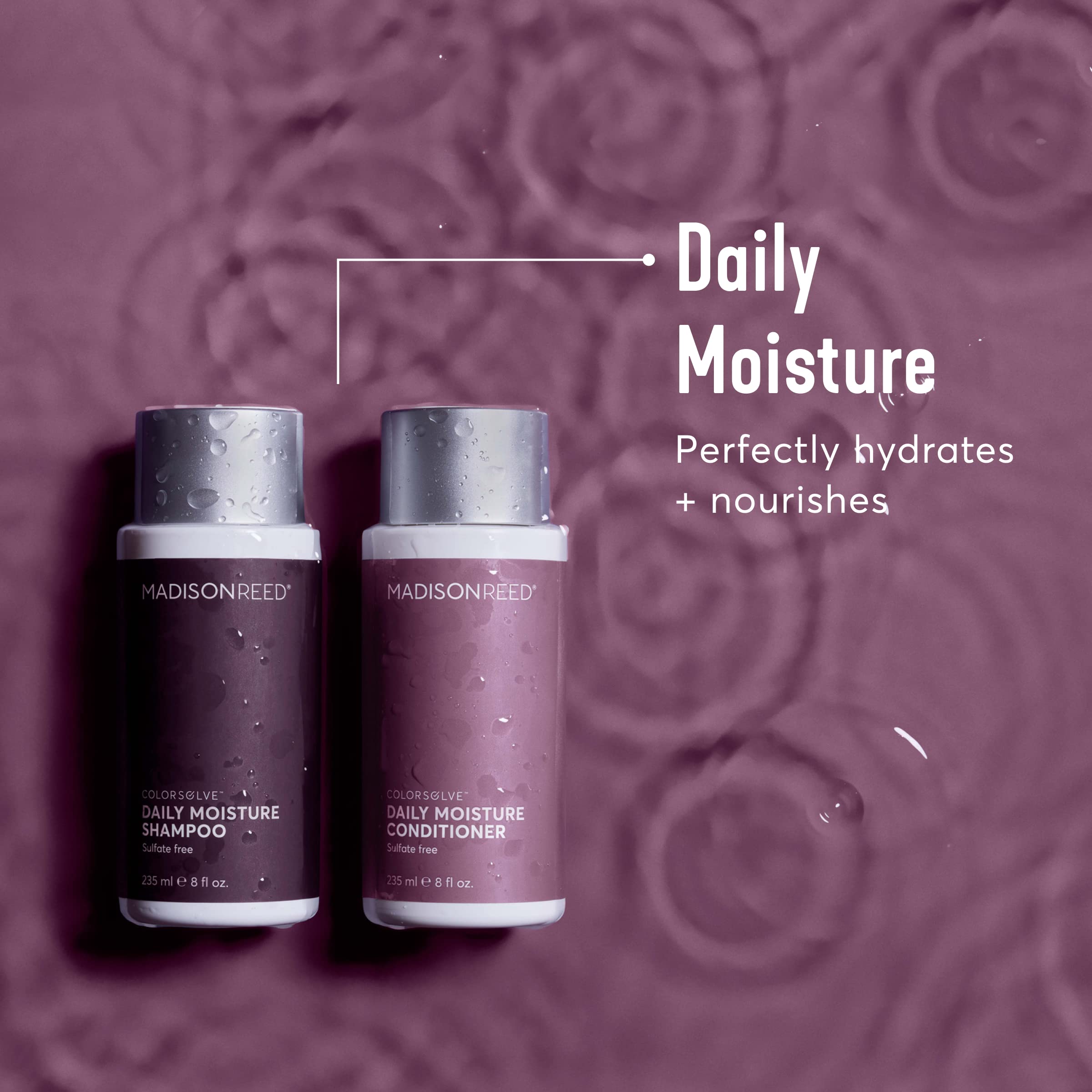 Madison Reed ColorSolve Daily Moisture Shampoo color protection against sun and heat