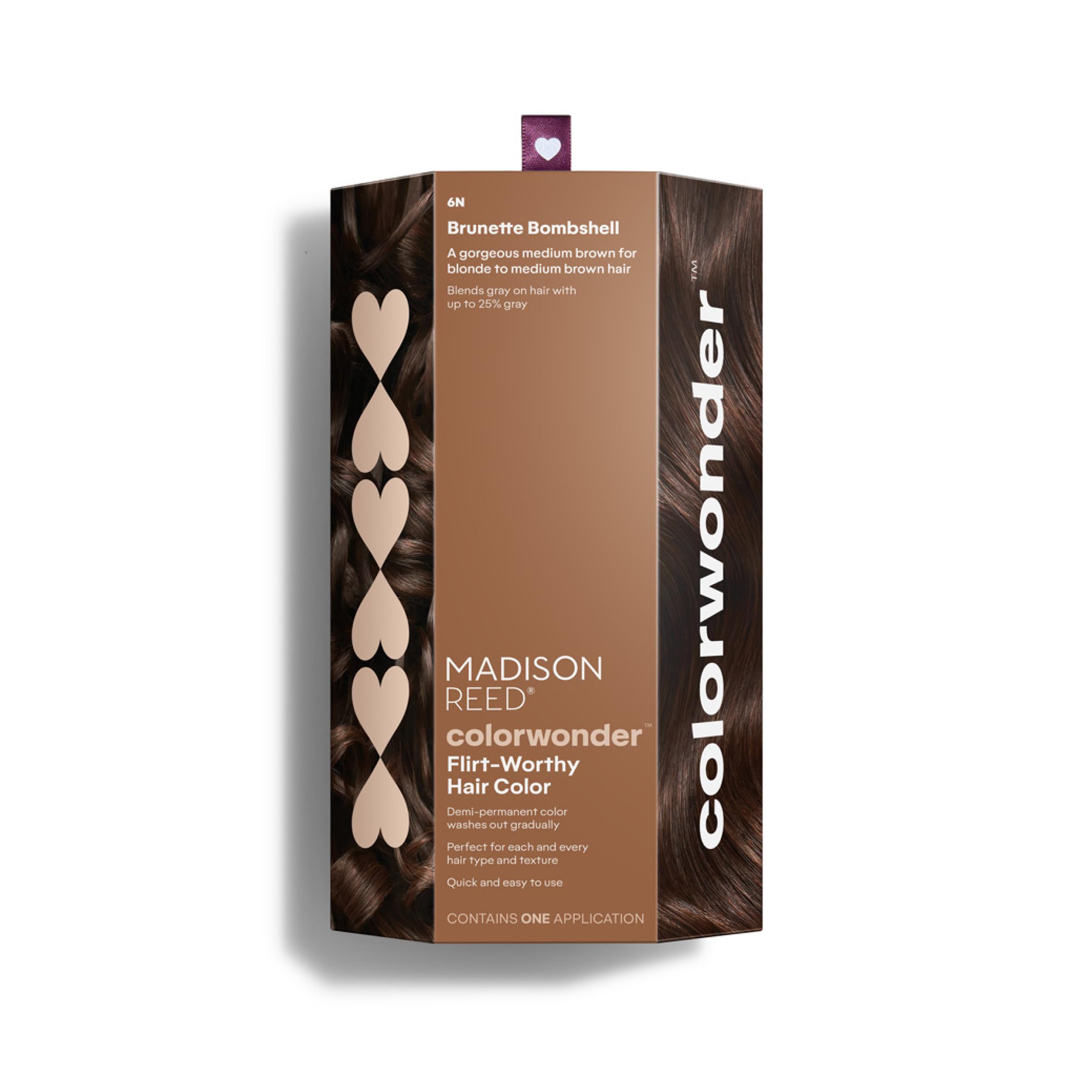 Madison Reed colorwonder 6N medium brown dye tube delivering salon-like color at home