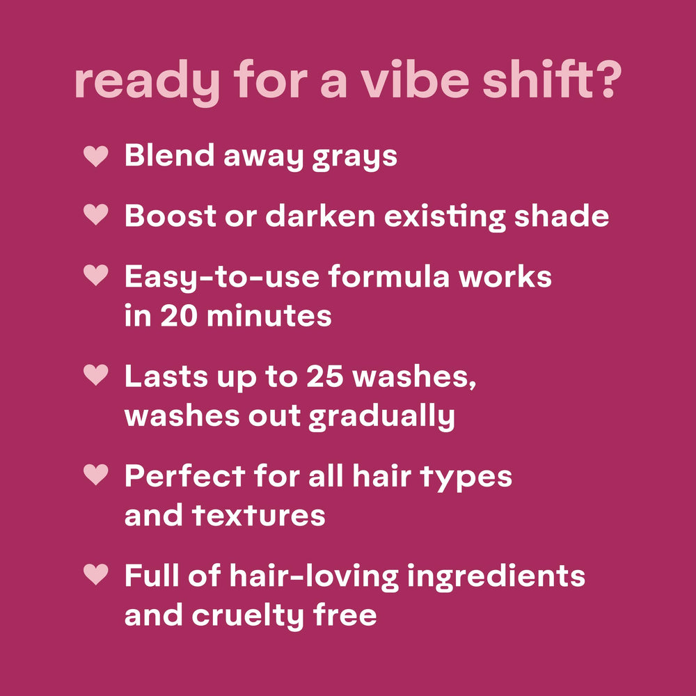 Finished brunette shade on hair showing shine and depth