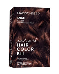 Madison Reed Radiant Color Kit application shows even color distribution for natural gray coverage