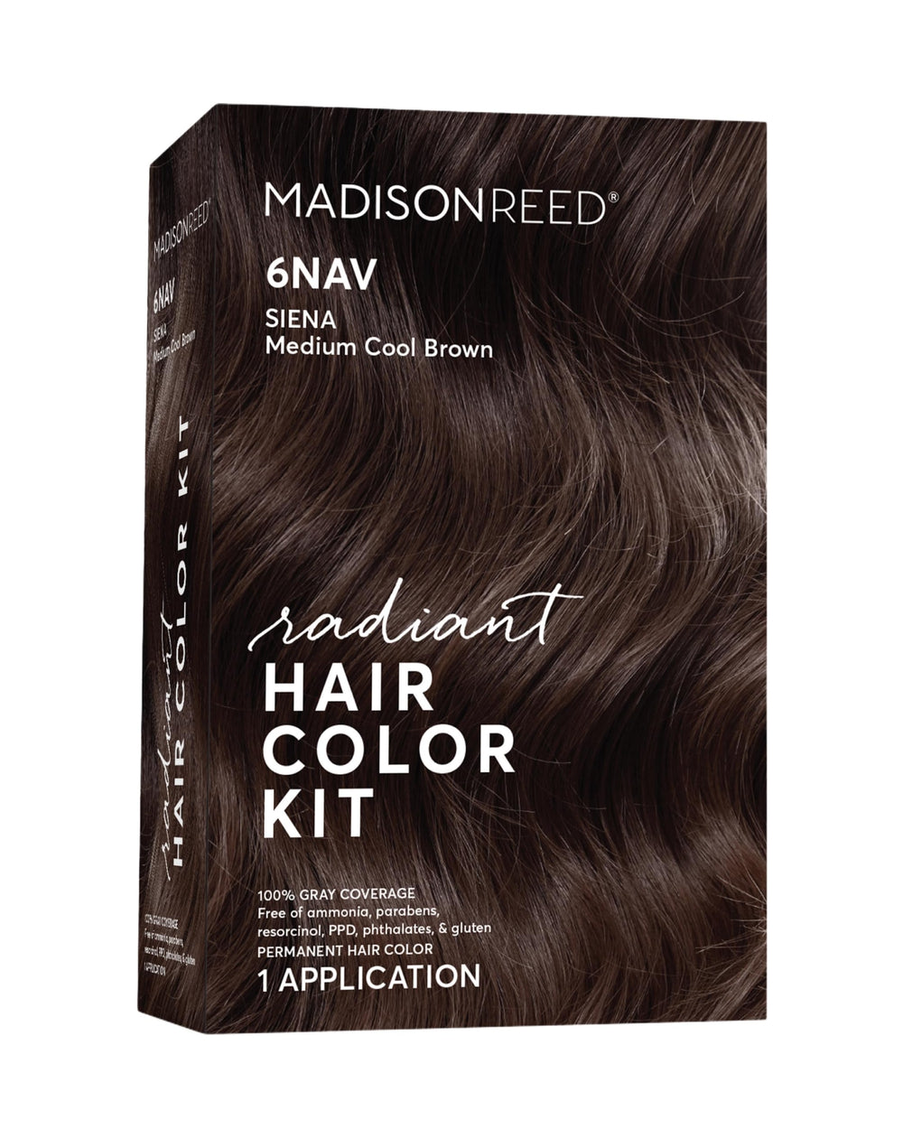 Madison Reed Radiant Color Kit box front showcases premium salon-grade color kit