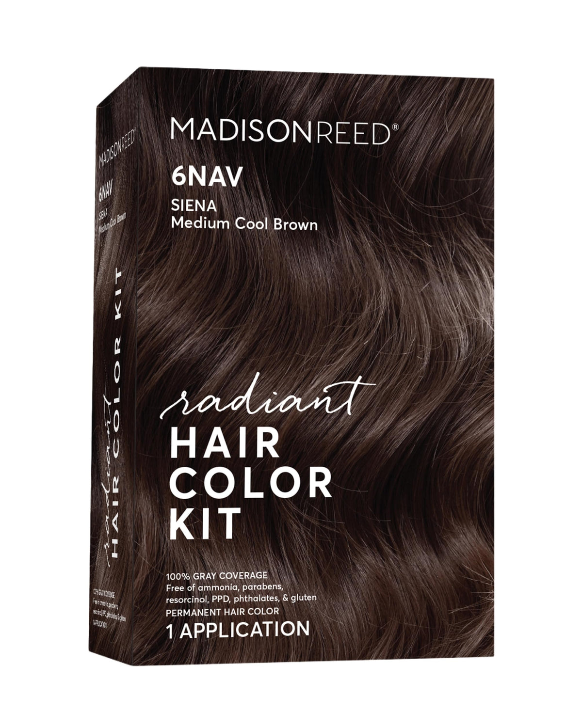 Madison Reed Radiant Color Kit box front showcases premium salon-grade color kit