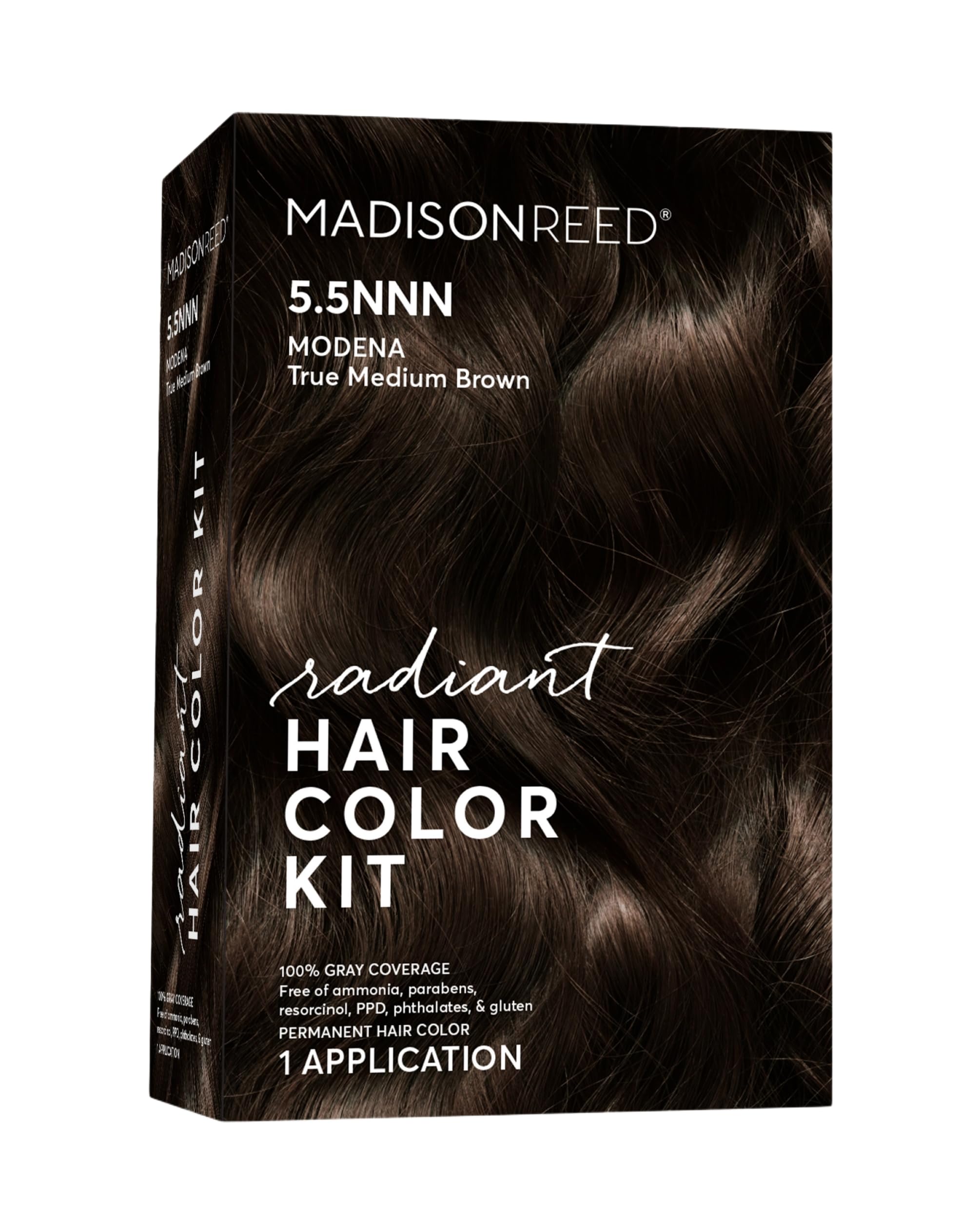 Madison Reed Radiant Color Kit Modena bottle close-up for rich color preparation