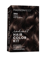 Madison Reed Radiant Color Kit Torino bottle pour demonstrates precise application for even gray coverage.