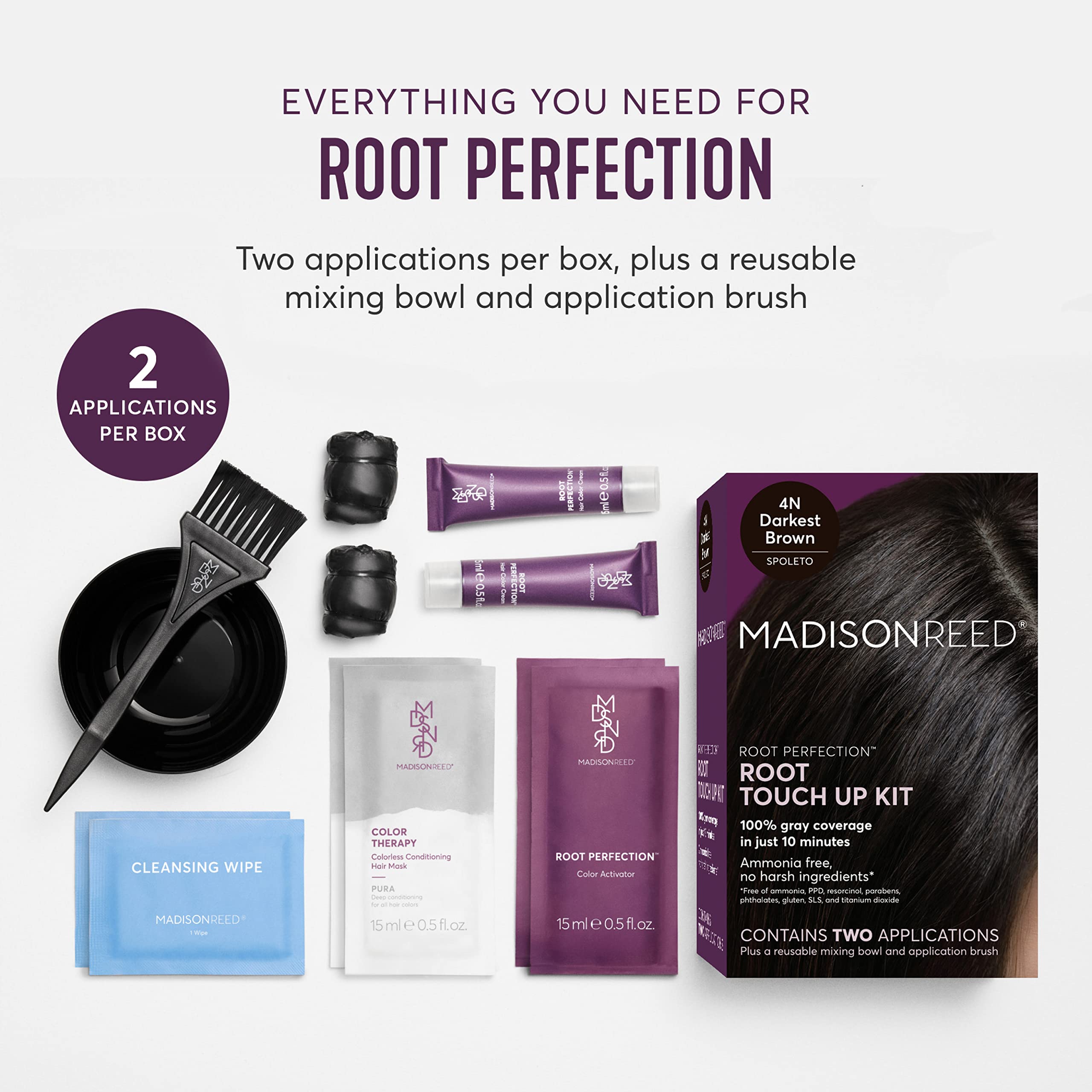 Madison Reed Root Perfection 10-minute timer enables fast gray coverage.