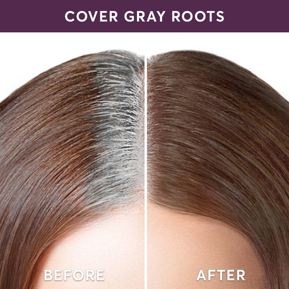 Madison Reed two-brush setup during application enables precise brow fill and hairline reinforcement.