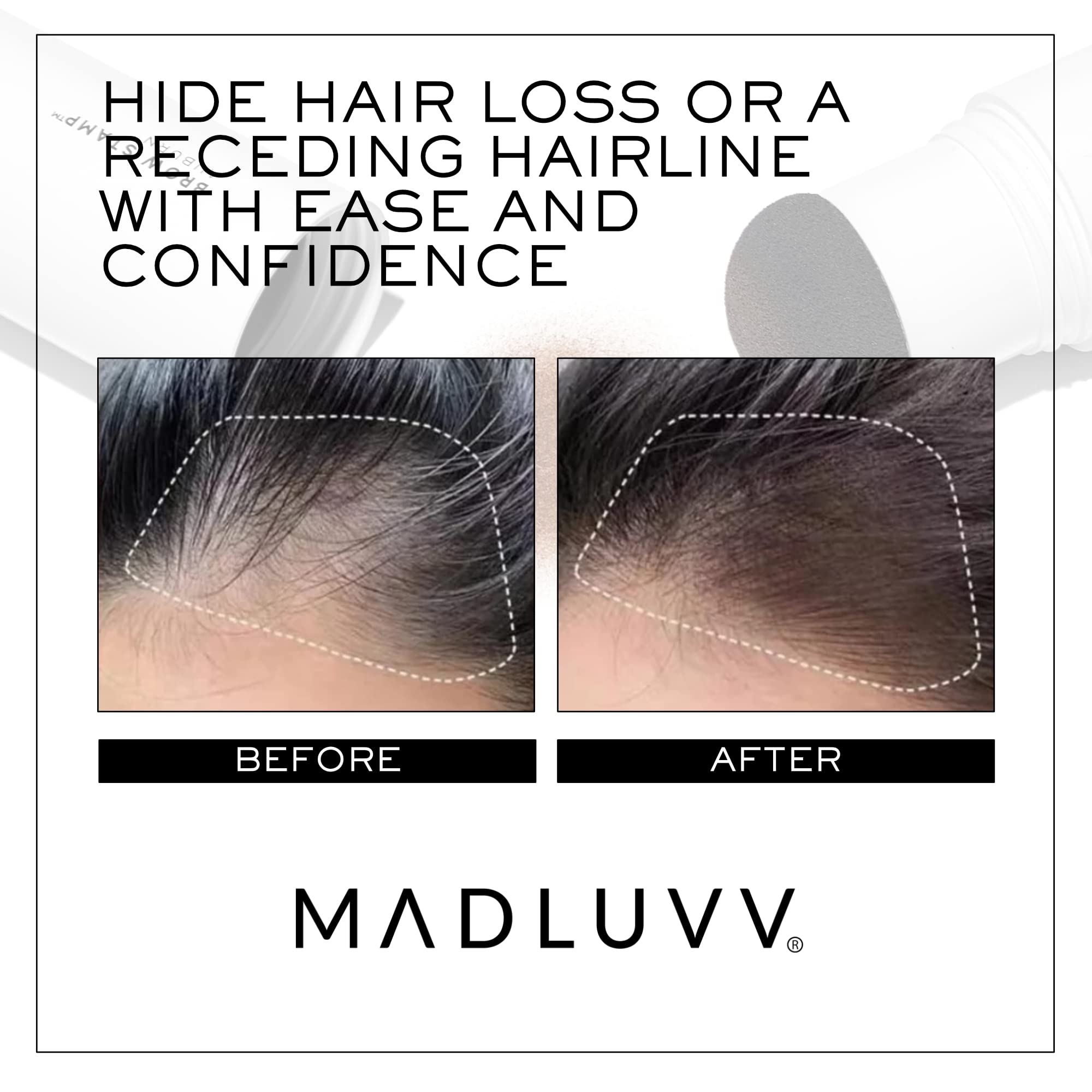 MADLUVV Brow Stamp Refill beard fill for patchy areas and defined edges