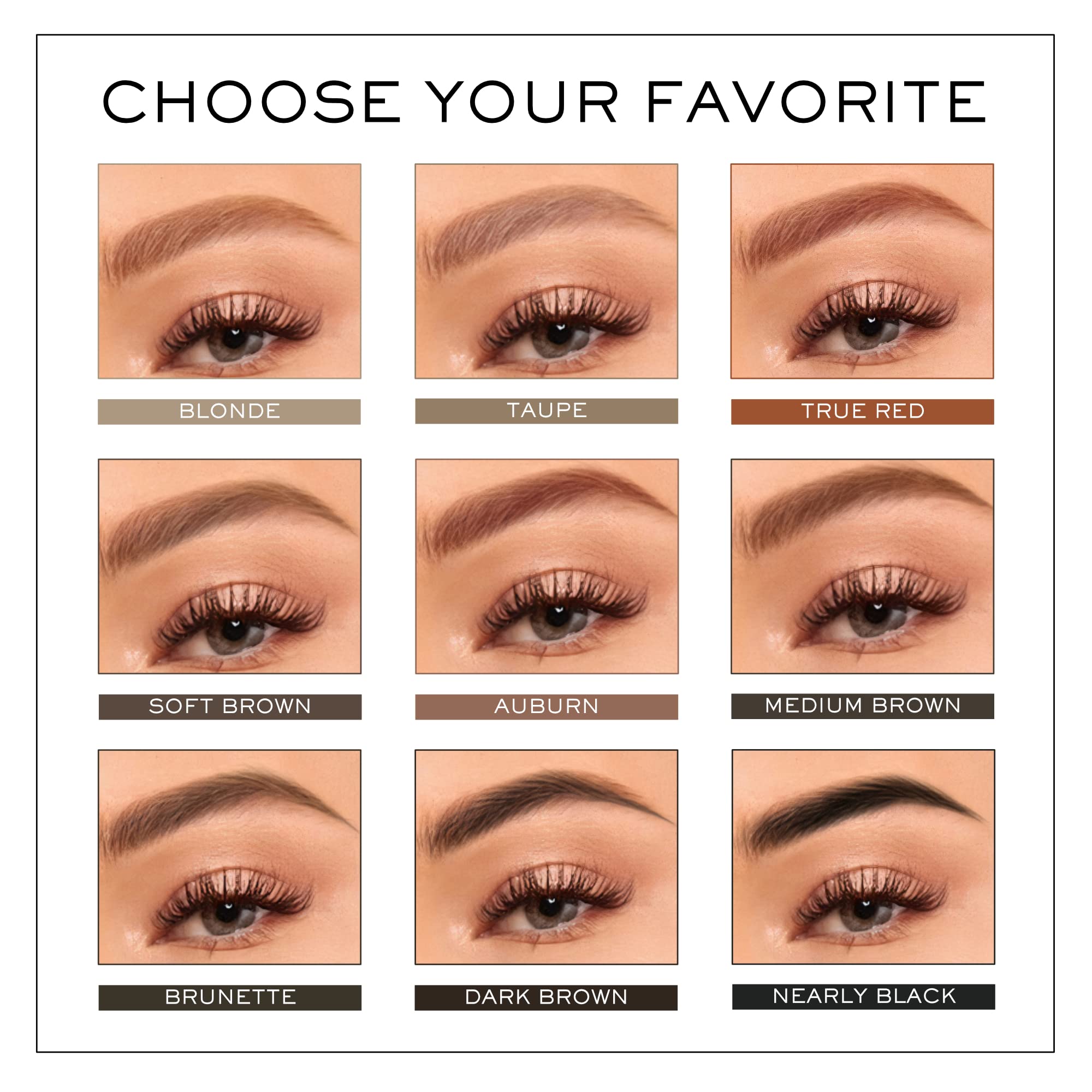 MADLUVV Brow Stamp Refill smudge-proof formula survives workouts and humidity