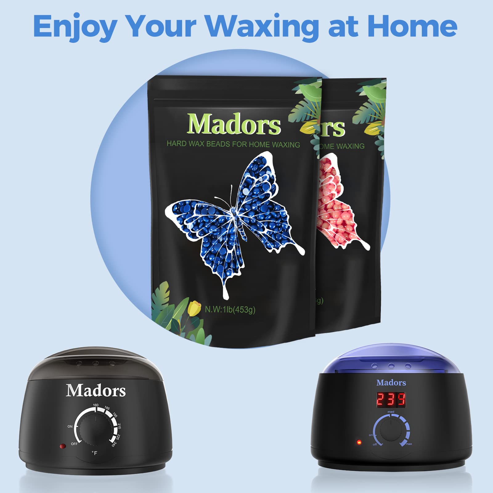 Madors armpit waxing for efficient underarm hair removal.