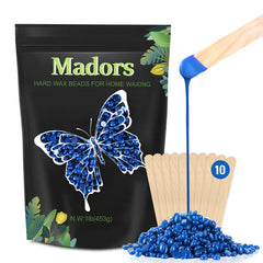 Madors hard wax beads kit for at-home full-body waxing.