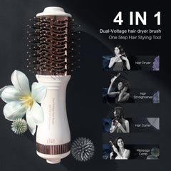 Madremía 360° swivel cord prevents tangling for easy styling.
