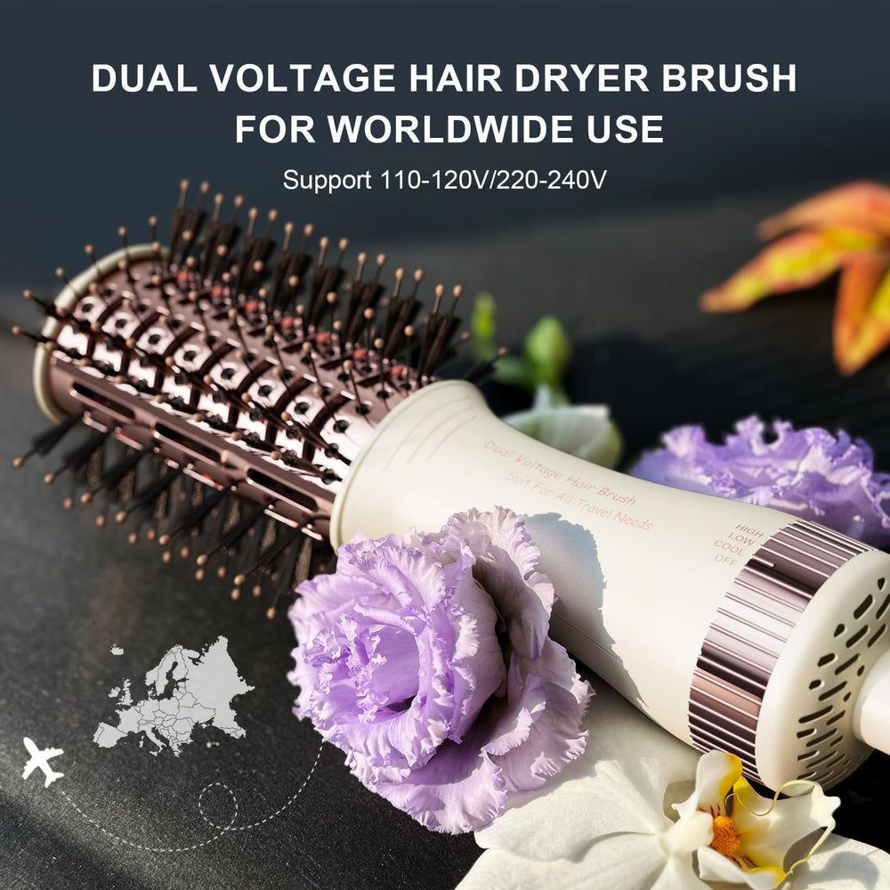 Madremía 4-in-1 styling tool combines dryer, straightener, curler, and volumizer.