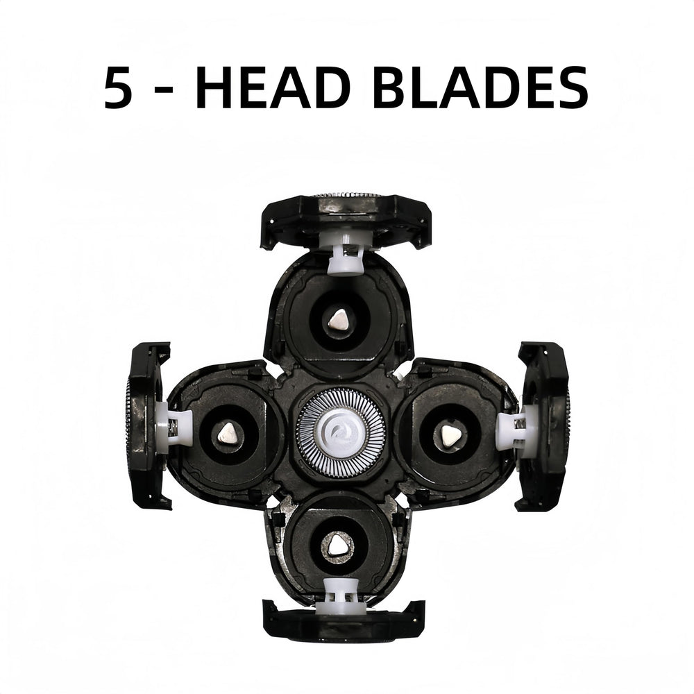 MAEATHOO compatible shaver head with five blades for bald men