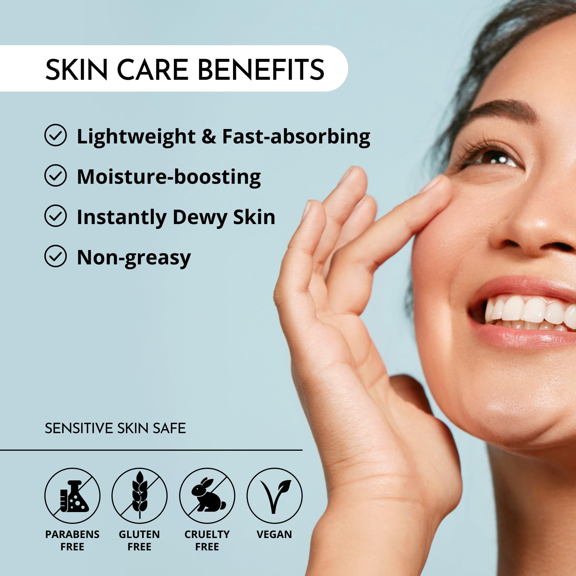 MAELOVE Hydrator ingredient-hyaluronic-acid highlights deep moisture retention.