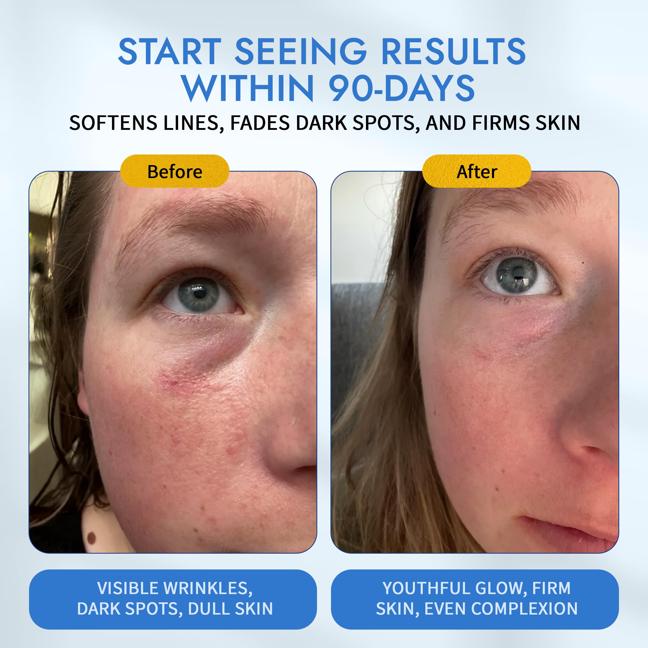MAELOVE Moonlight Serum on skin during absorption shows smoother texture.