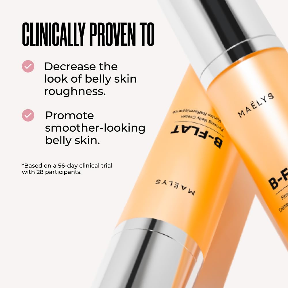 Maëlys B-FLAT packaging highlights USA-made, paraben-free, and cruelty-free features.