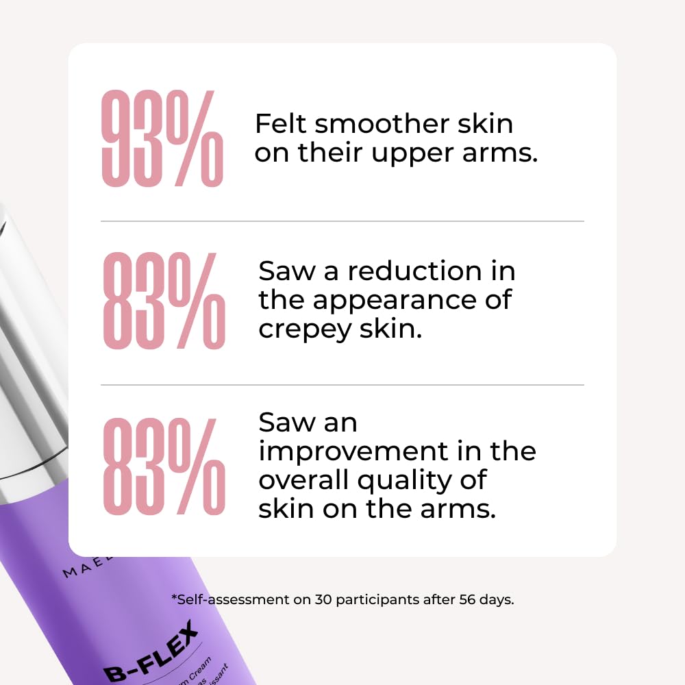 Maëlys B-FLEX arm cream during routine supports consistent skincare