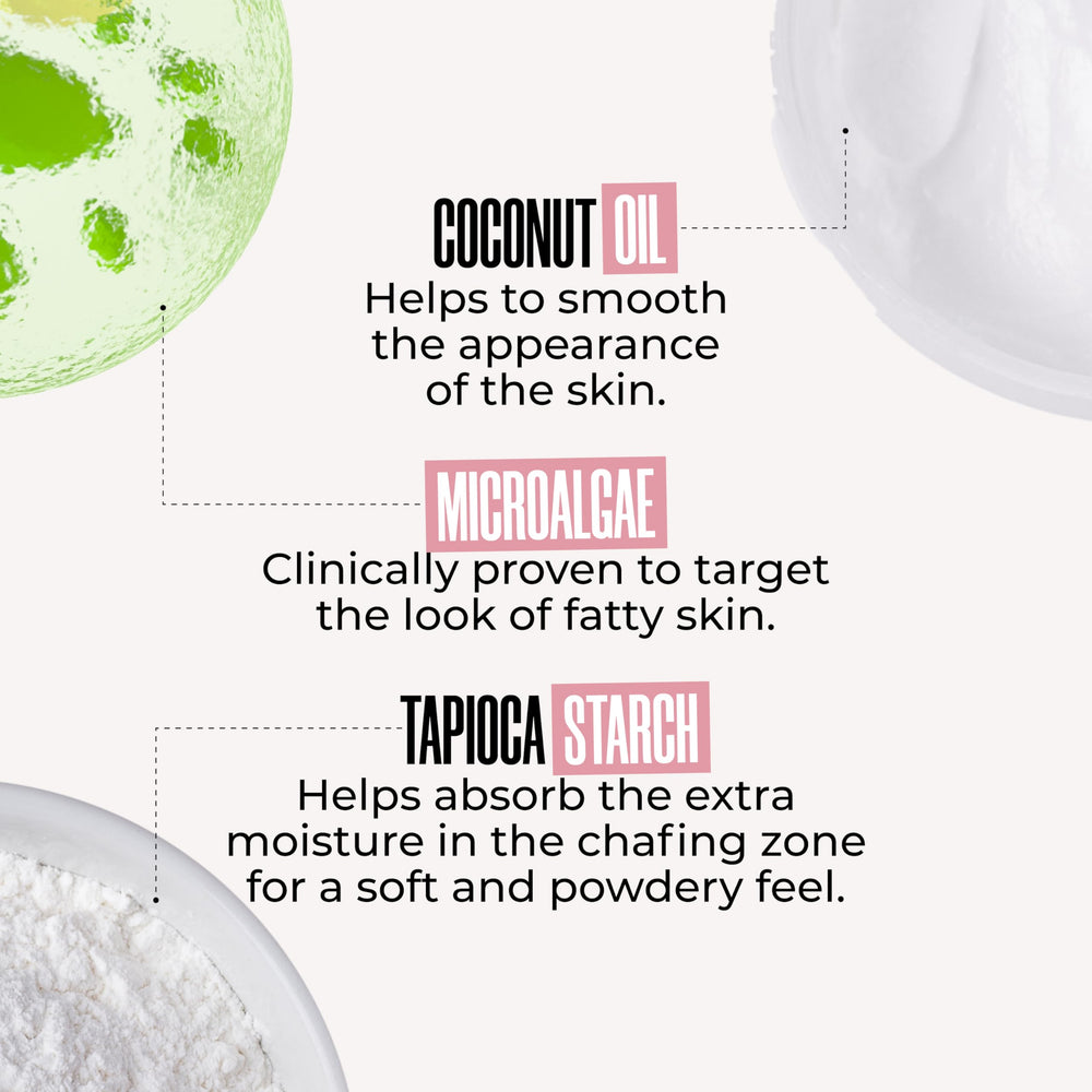 MAËLYS B-FOXY tapioca starch aids moisture absorption in chafing zones.