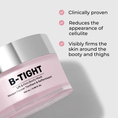 MAËLYS B-TIGHT texture close-up highlights creamy formula for easy, even application.