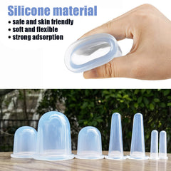 MAFLY silicone cupping face massage cups soothe facial muscles and promote smoother skin.
