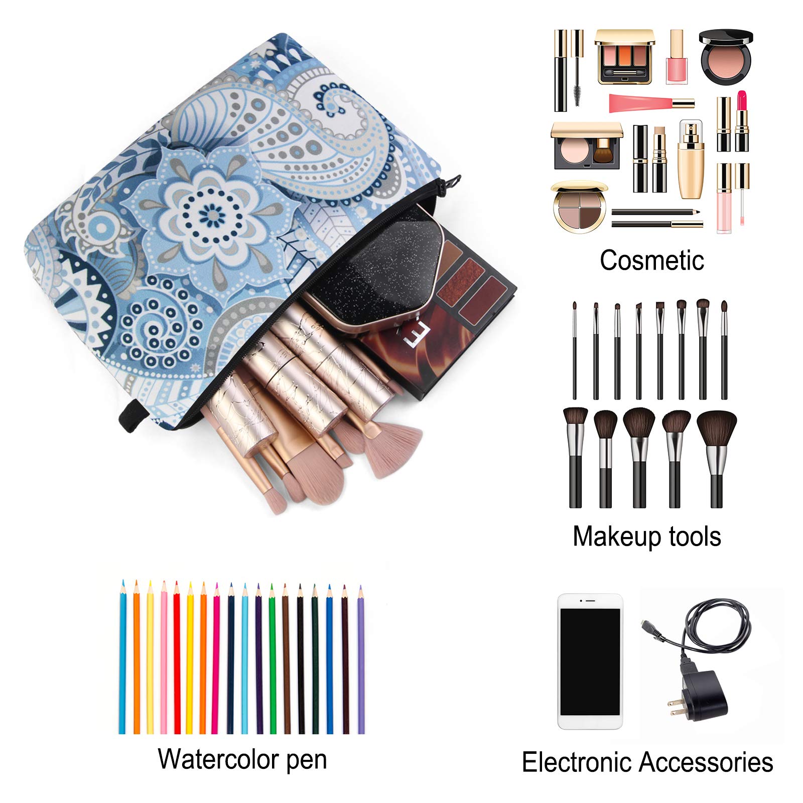MAGEFY six-styles makeup bag set for versatile organization