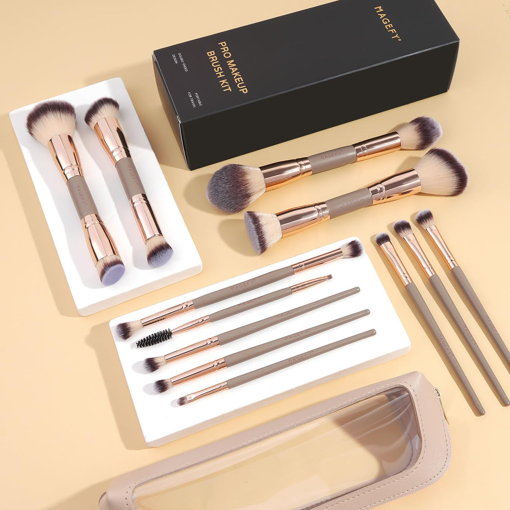 Magefy champagne packaging highlights chic aesthetics and on-trend look