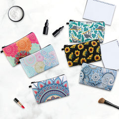 MAGEFY makeup pouch features sloth patterns for fun, travel-friendly organization
