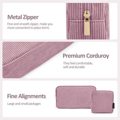MAGEFY portable makeup bag lightweight for easy carry on the go.