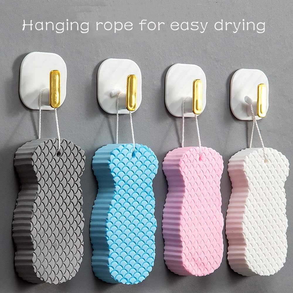 Magic Exfoliating Bath Sponge care and storage ready for long-lasting texture