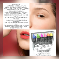 Magic Kiss Aloe Vera lipstick with hydrating formula helps lips feel comfortable.