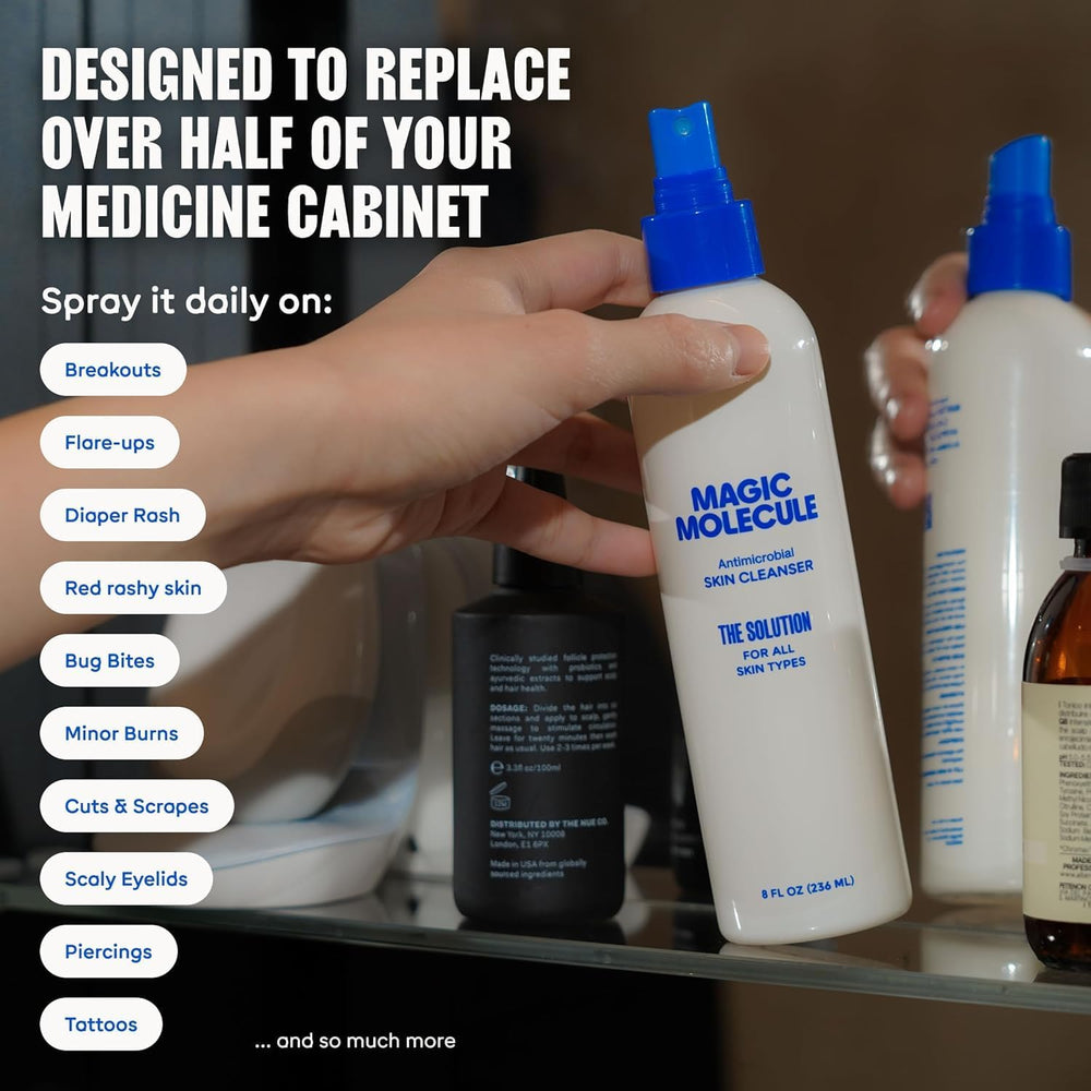 Magic Molecule bundle packaging, home and travel set with multiple sizes.