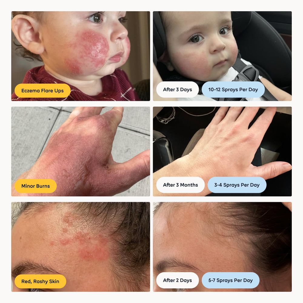 Ingredient list highlights: free from alcohol, parabens, sulfates
