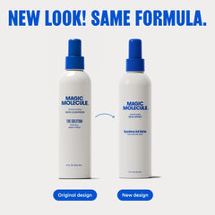 Magic Molecule Skin Cleanser spray application shows easy-to-use mister for acne-prone skin
