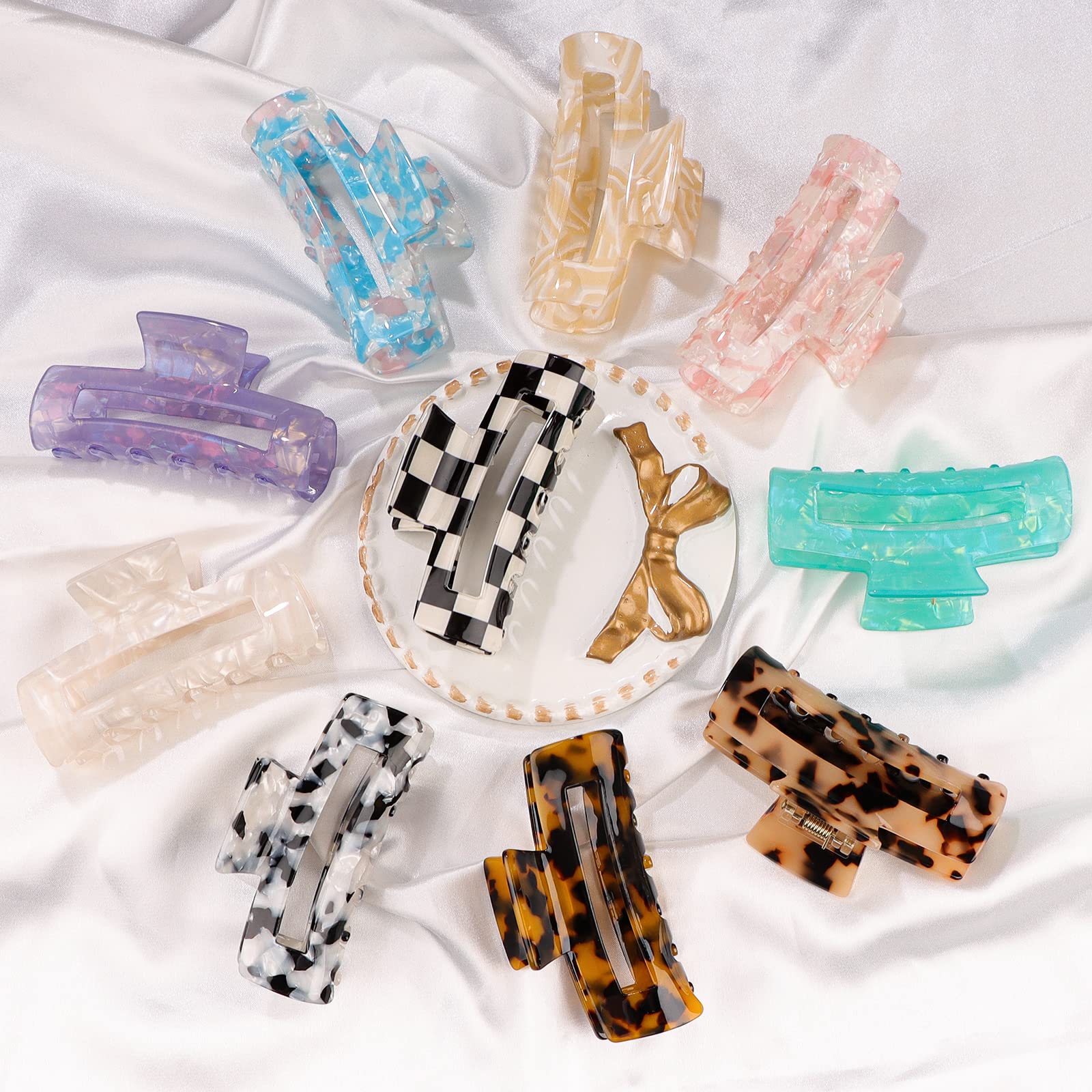 Magicsky emerald green clip adds color pop while keeping hair tidy