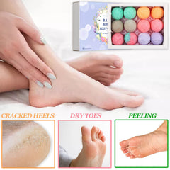 MAGIHERBE organic foot soak salt highlights mineral-rich formula.