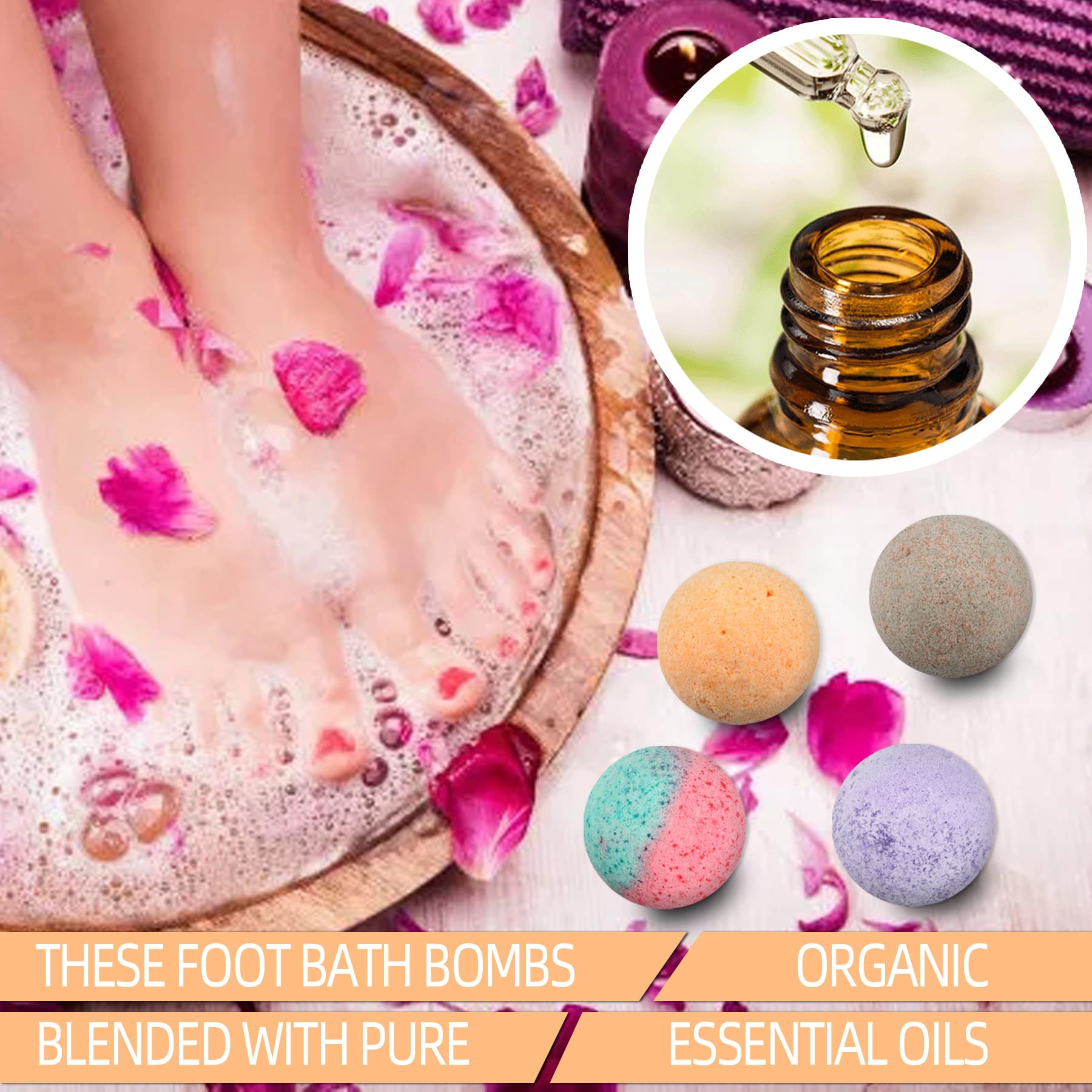 MAGIHERBE spa moment foot bath captures relaxing self-care ritual.