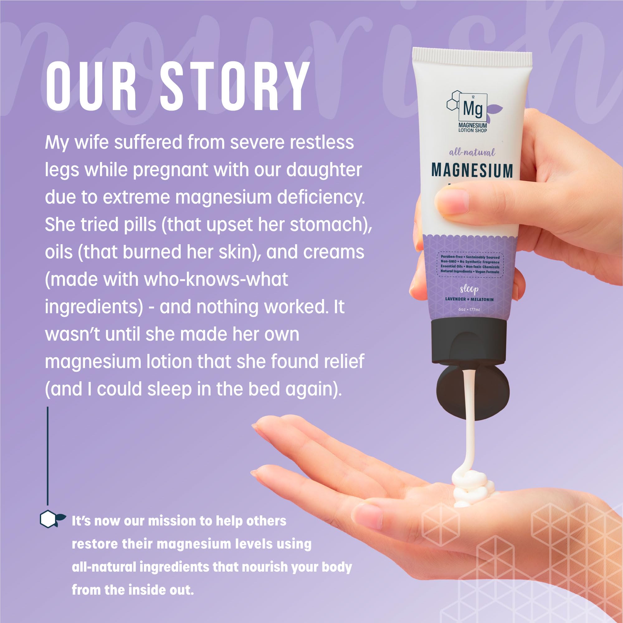 Magnesium Lotion Shop made-in-america-label signals domestic craftsmanship