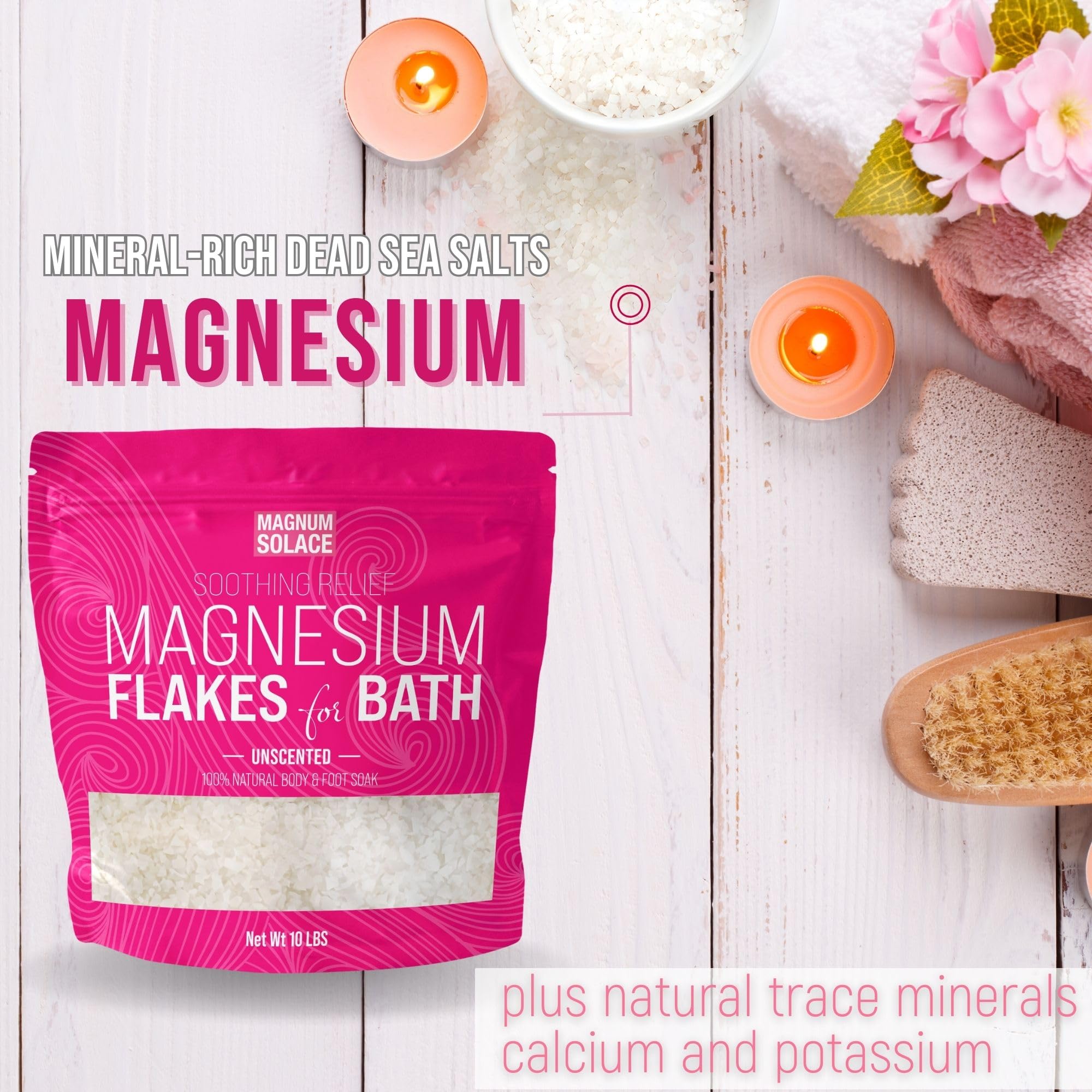 Magnum Solace foot soak setup shows convenient at-home relaxation routine.
