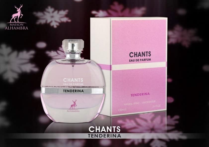 Maison Alhambra Chants Tenderina cap detail, sleek packaging.