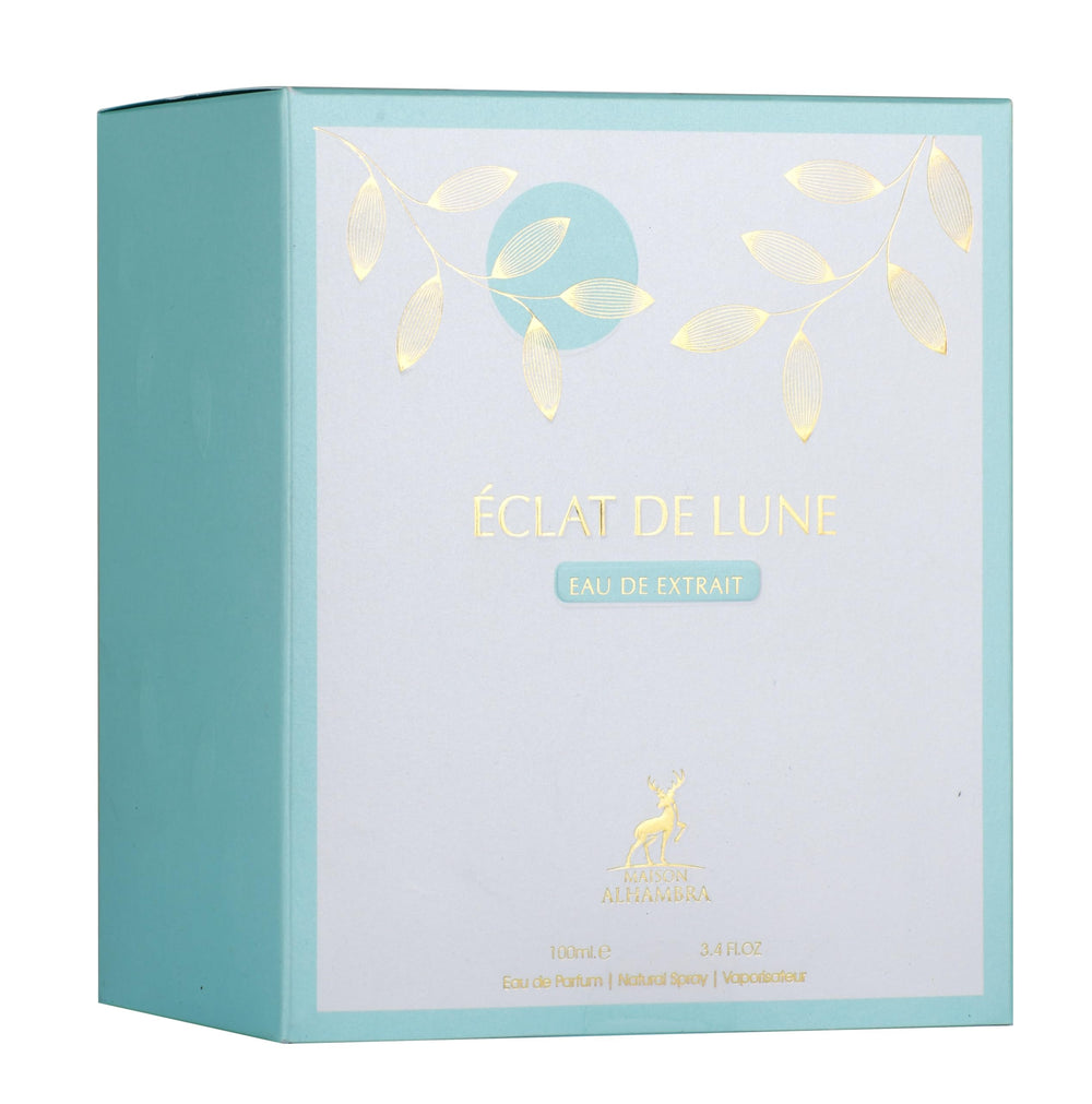Maison Alhambra Eclat De Lune spray application captures long lasting luxury scent
