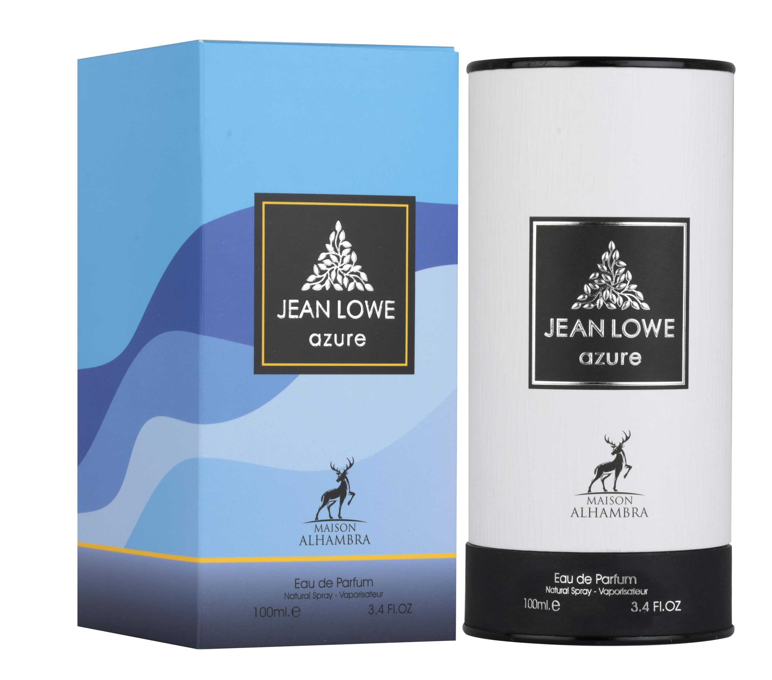 Maison Alhambra Jean Lowe Azure spray in hand demonstrates easy application and immediate scent release.