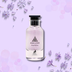 Maison Alhambra Jean Lowe Matiere cap close-up reveals jasmine and oud notes.